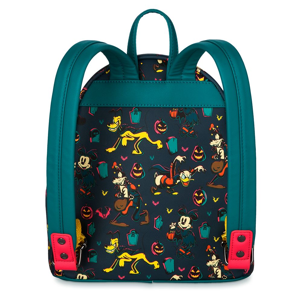 Mickey Mouse Halloween Glow-in-the-Dark Loungefly Mini Backpack